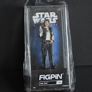 Disney FiGPiN Star Wars A New Hope Han Solo Black and White Pin